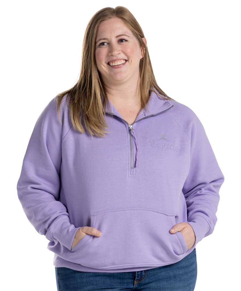 Primary image St. Jude Ladies Lavender Fleece Pullover
